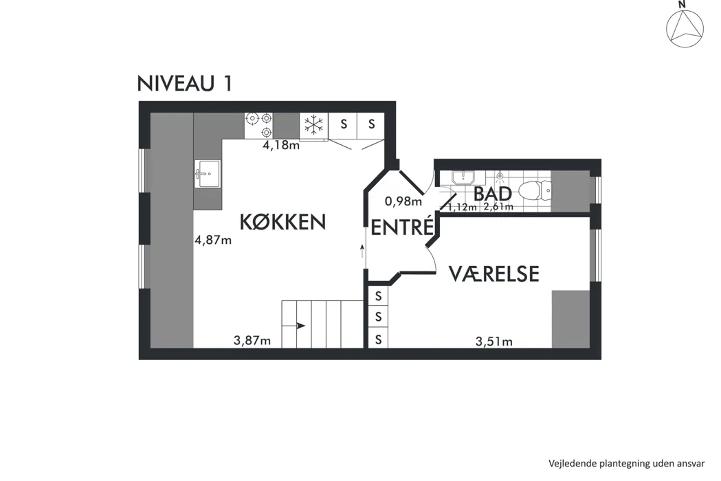 Charmerende 3-værelses lejlighed med beliggende i hjertet af Aalborg 12