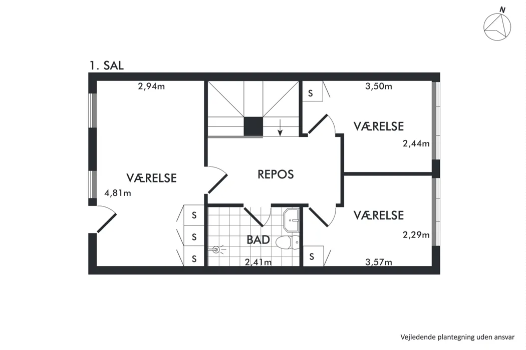 Lækkert 4-værelses rækkehus i 2 plan i Gistrup 18