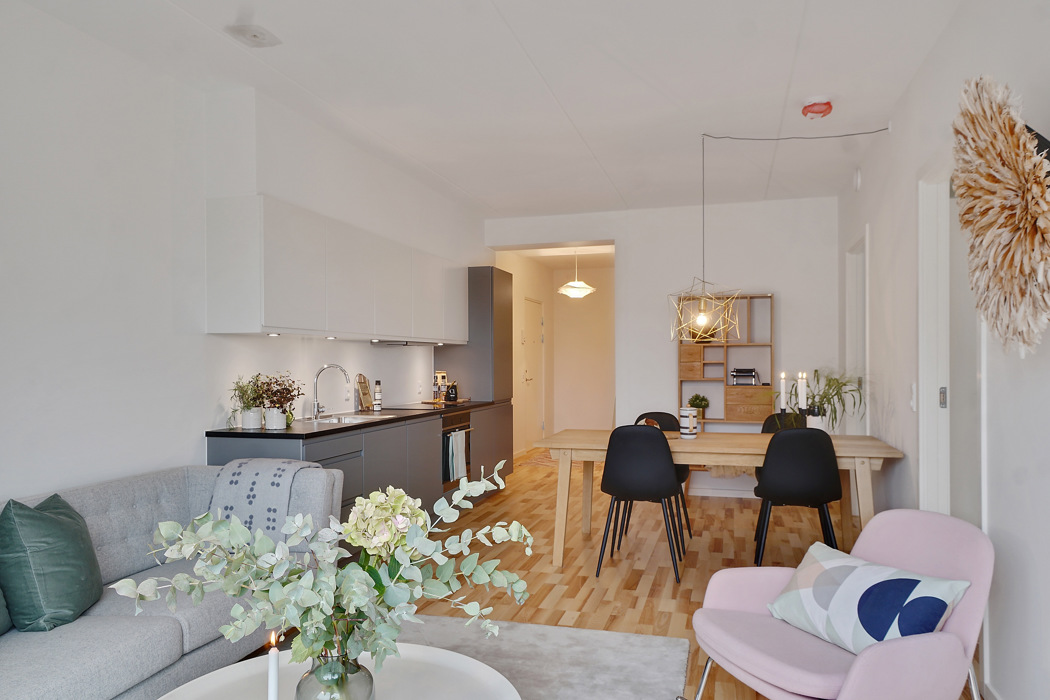 Moderne 2-værelses lejlighed i Zebra House 4