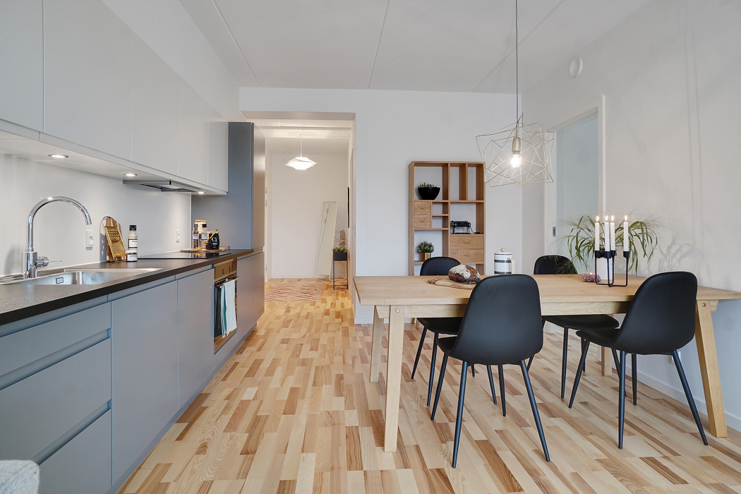 Moderne 2-værelses lejlighed i Zebra House 3