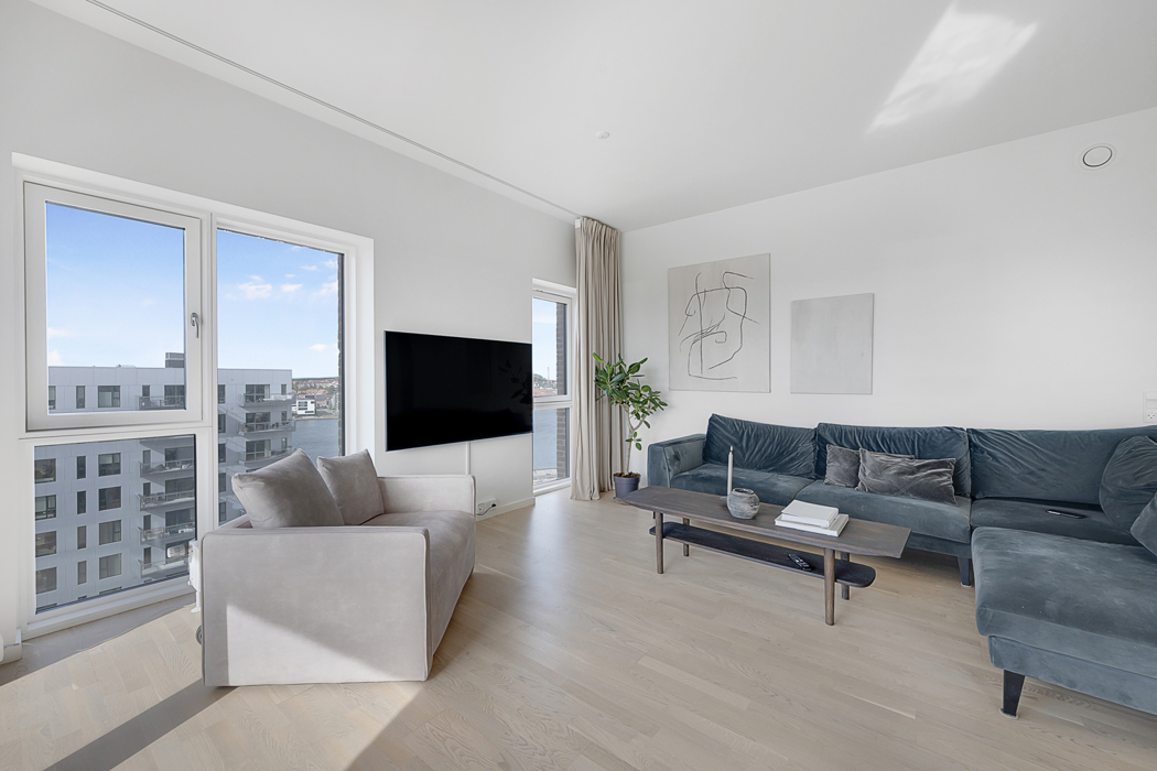 Gennemført 3-værelses lejlighed i Taffeltårnet på Spritten 5