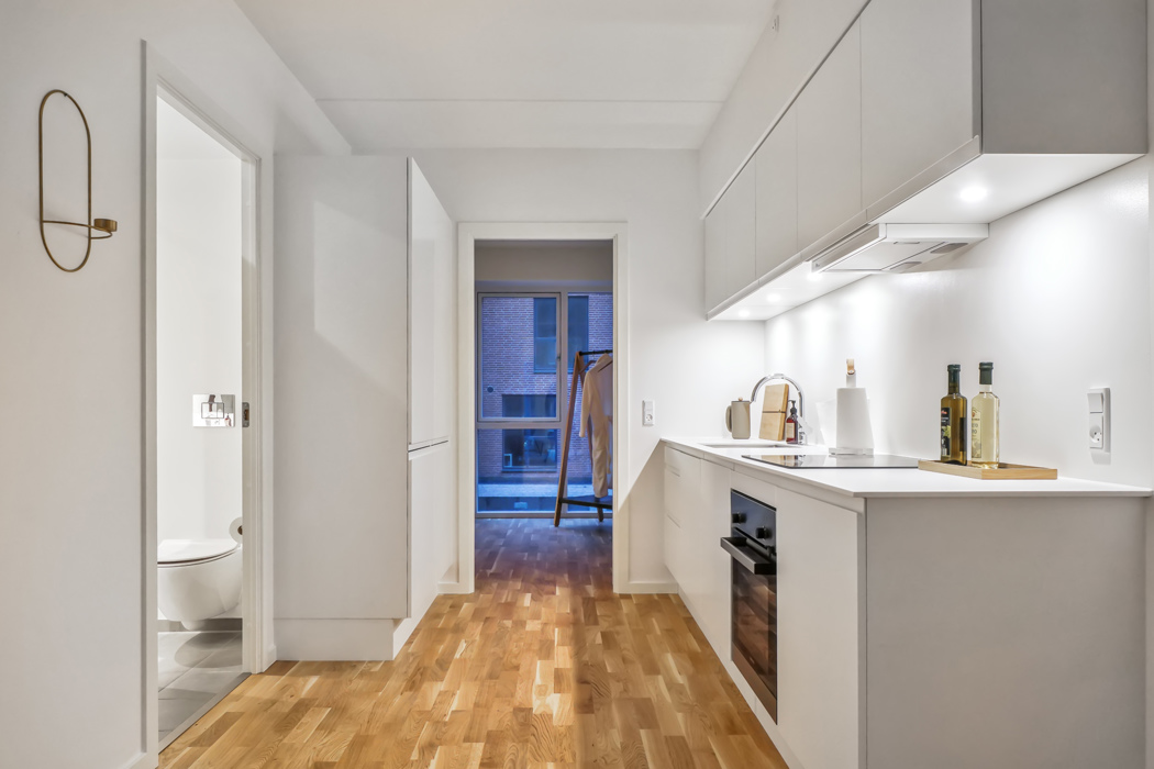 Nyopført 3-værelses lejlighed i Brokvarteret 2