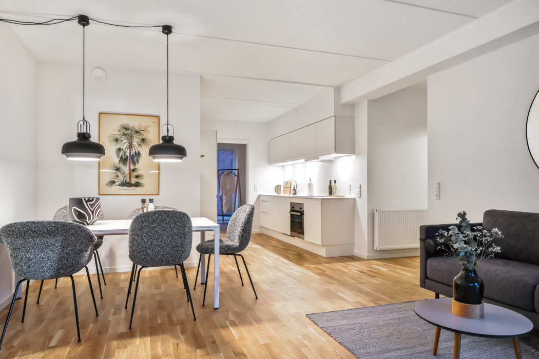 Nyopført 3-værelses lejlighed i Brokvarteret 4