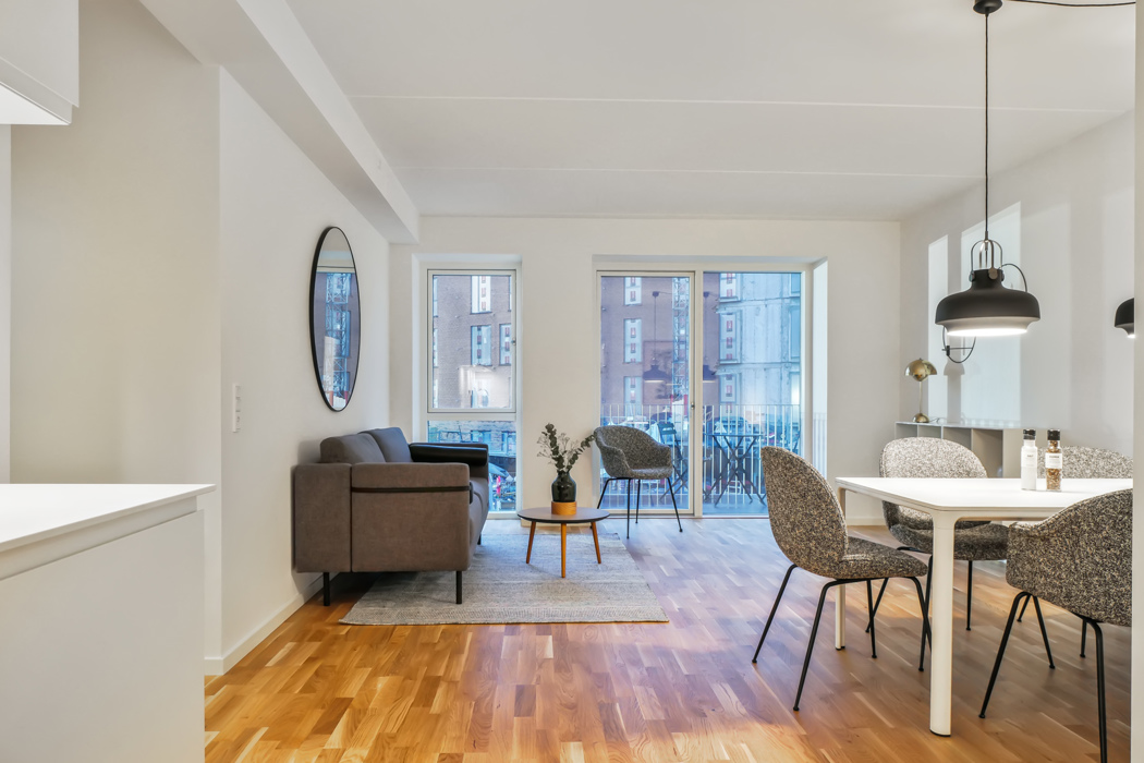 Nyopført 3-værelses lejlighed i Brokvarteret 5