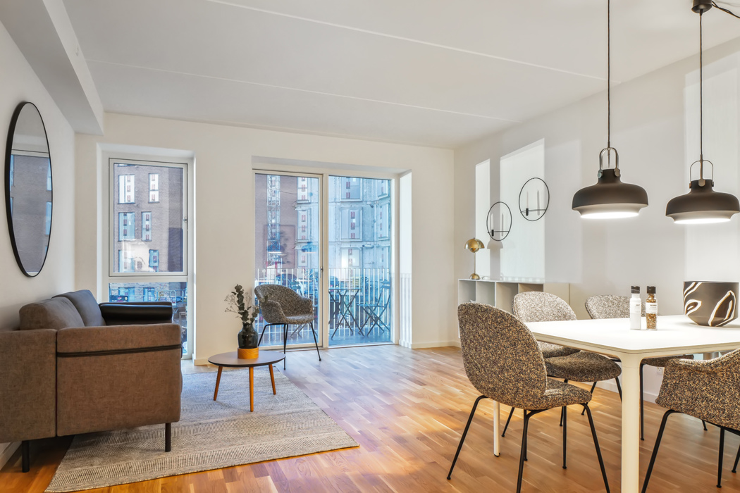 Nyopført 3-værelses lejlighed i Brokvarteret 3