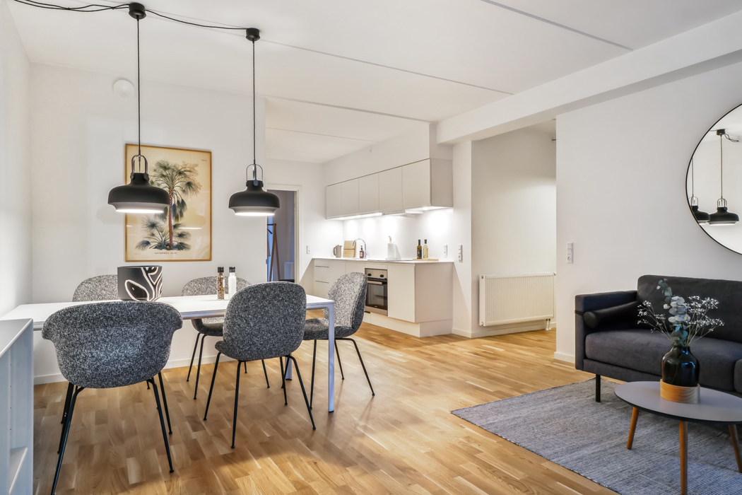 Nyopført 3-værelses lejlighed i Brokvarteret 6