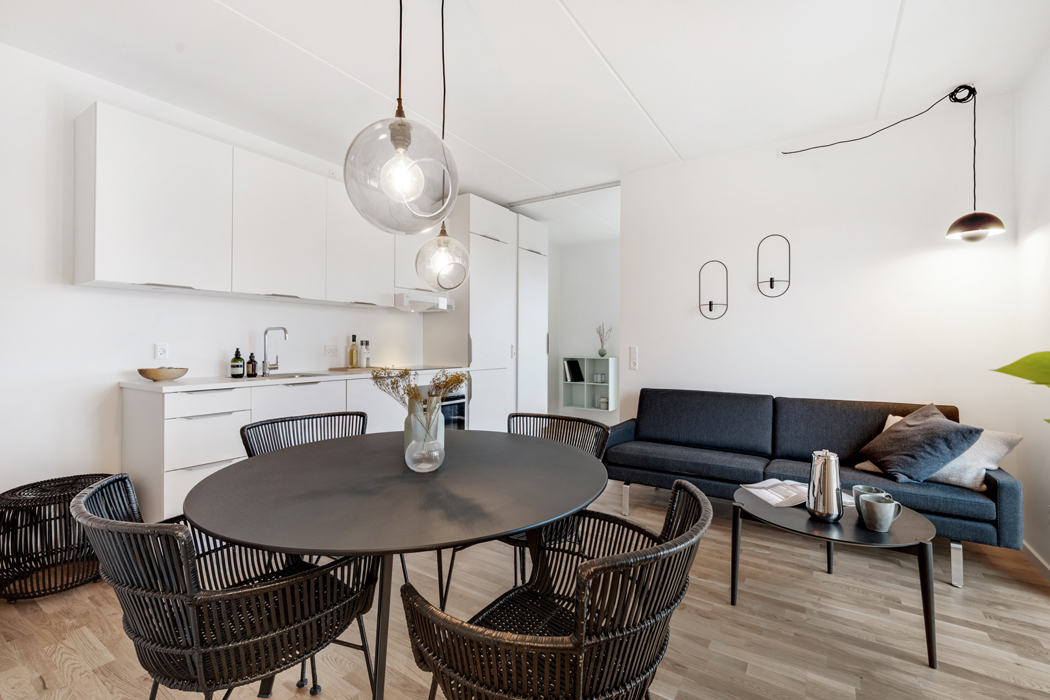 Nyopført 2-værelses lejlighed i Solhusene 4