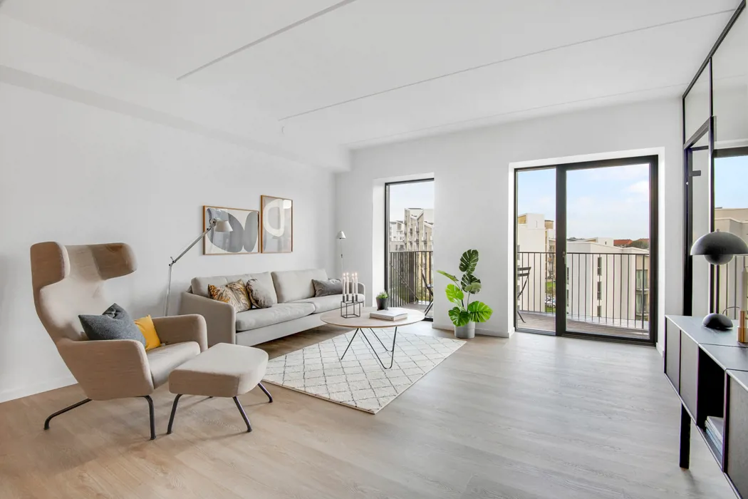 Nyopført 2-værelses lejlighed på Ankomstpladsen 5