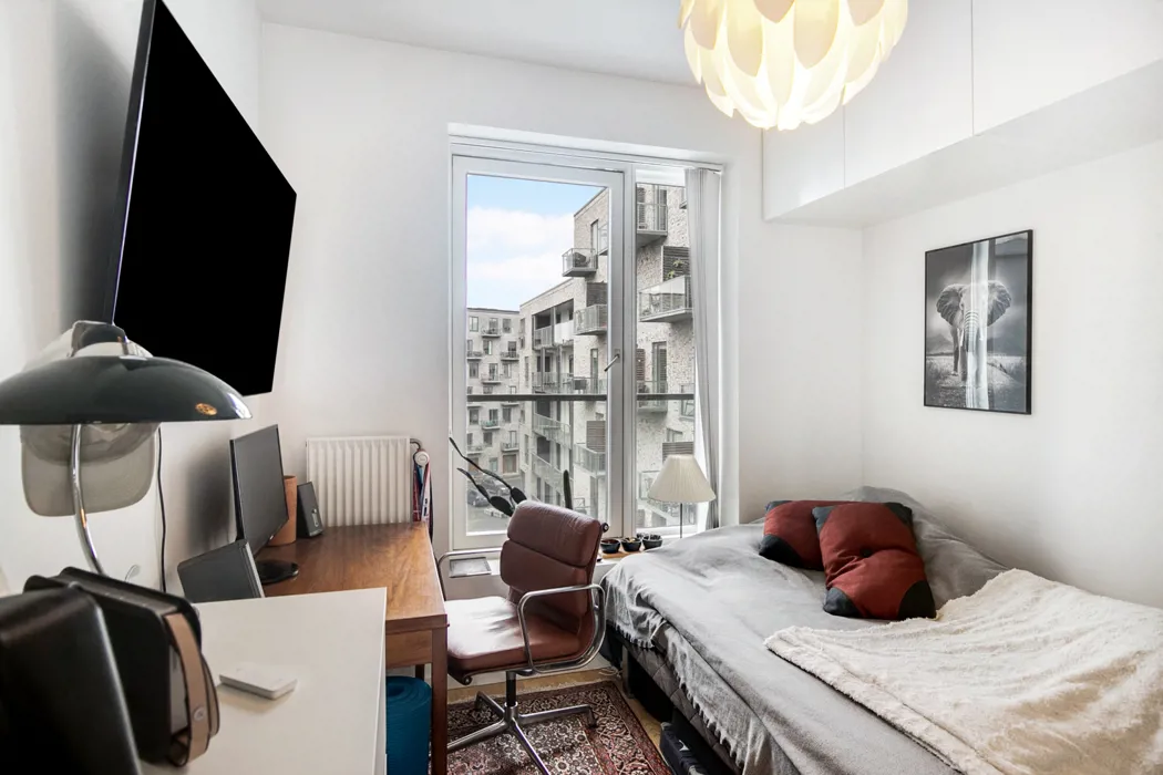 Flot 4-værelses lejlighed med altan i Bryggerhaven 5