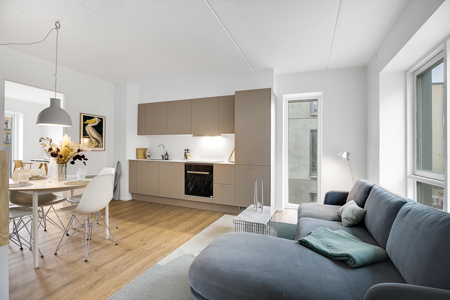 Nyopført 3-værelses lejlighed i Vestbyen 1