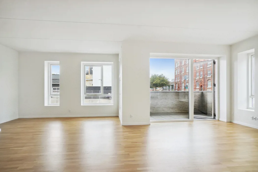 Lys 2-værelses lejlighed på Rugårdsvej med parkering 3