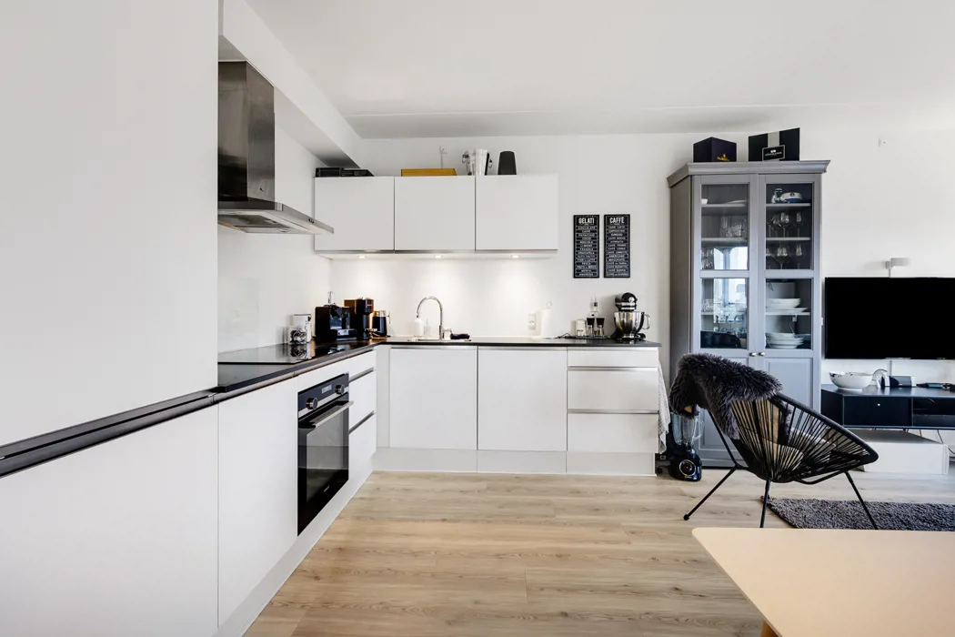 Flot og lys 3-værelses lejlighed på Eternitten 2