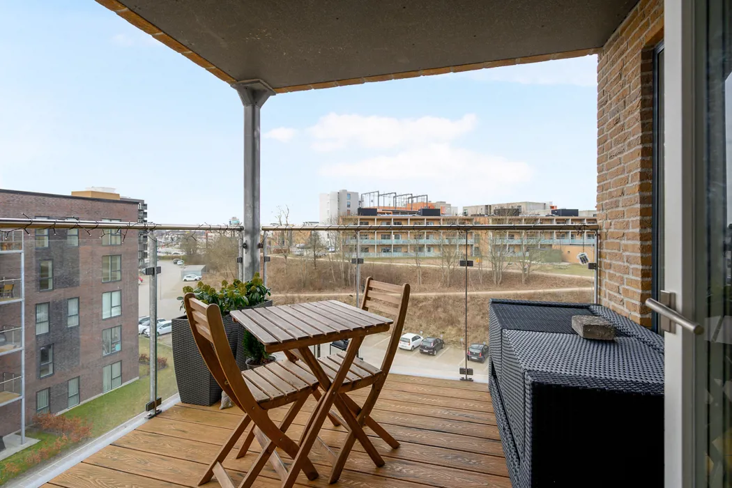 Flot og lys 3-værelses lejlighed på Eternitten 8