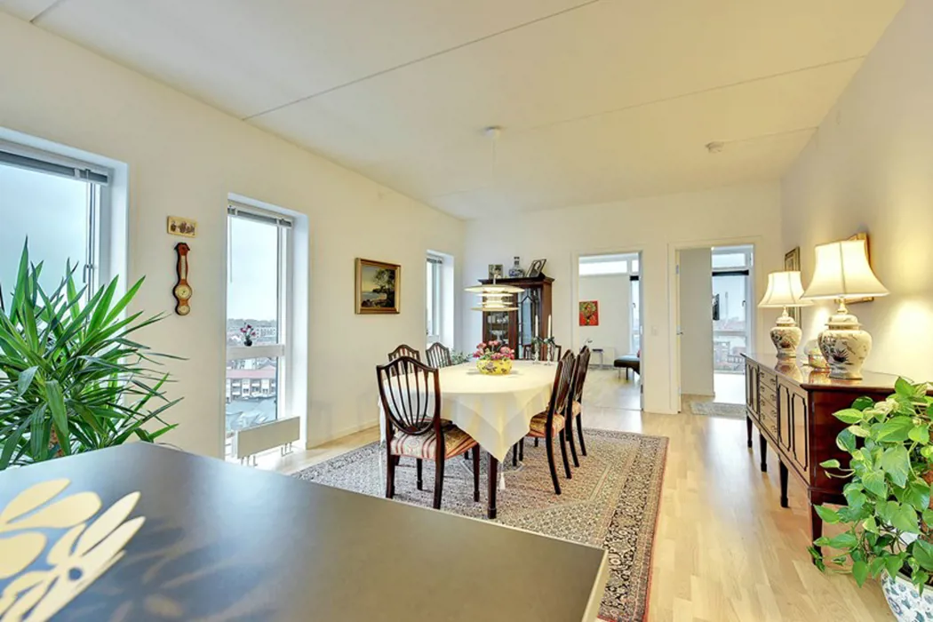 Tidsbegrænset 3-værelses lejlighed på 155 m² med udsigt – centralt i Horsens 8