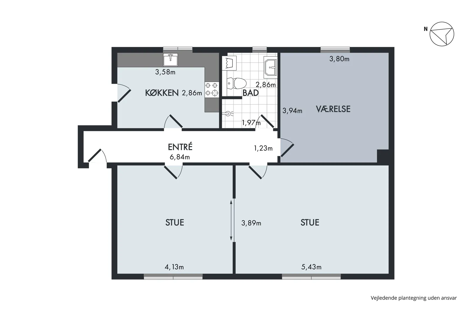 3-room apartment in Aalborg image 6