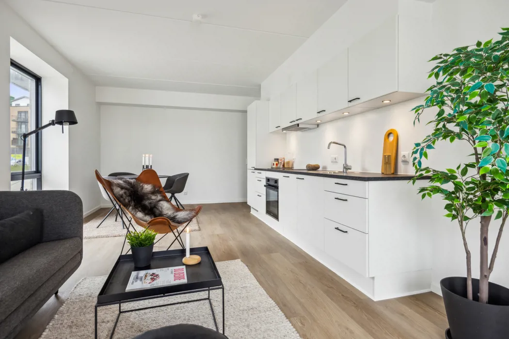 Nyopført 2-værelses lejlighed på Ankomstpladsen 2