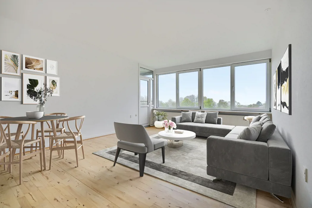 Flot og lys 3-værelses lejlighed tæt på Aarhus med husdyr tilladt 4