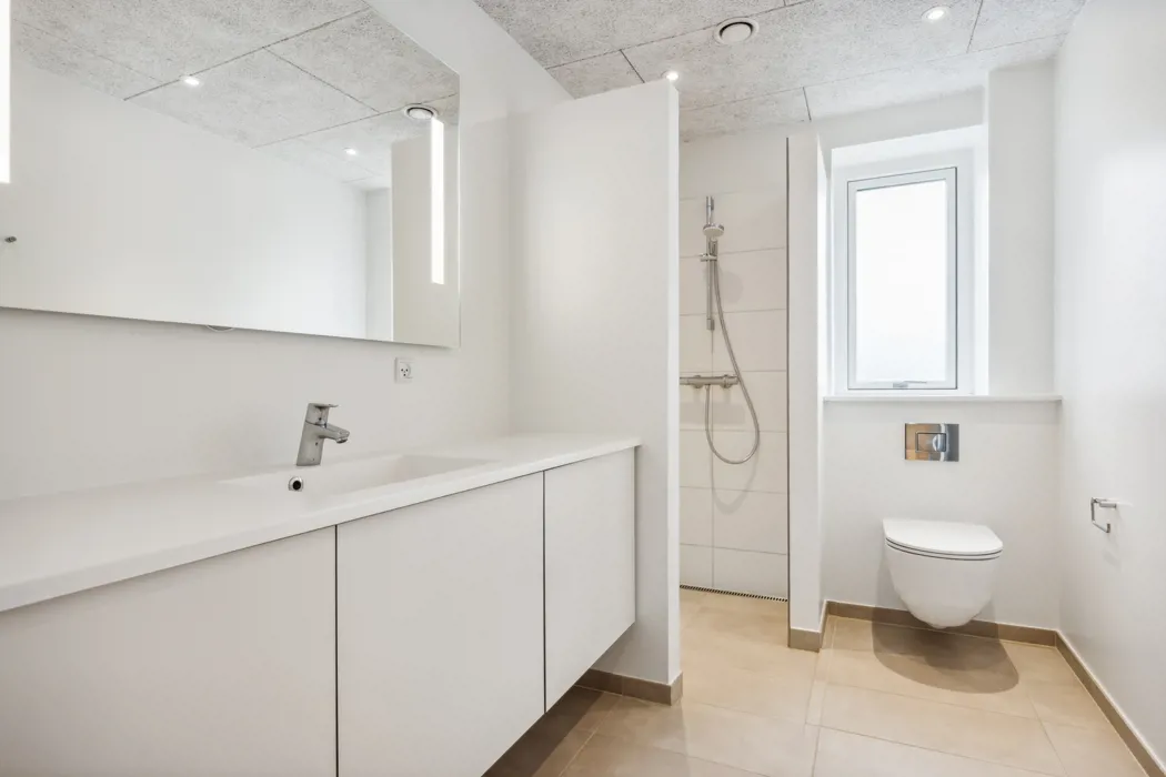 3-værelses lejlighed med terrasse og lyst design  9