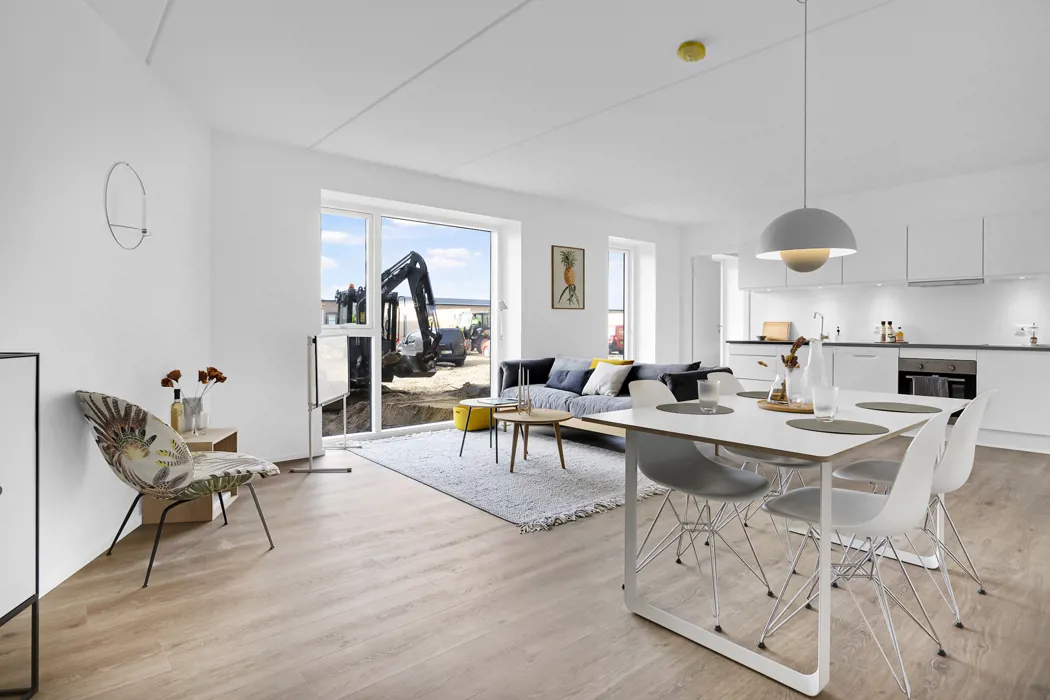 Lys og indbydende 3-værelses lejlighed med husdyr tilladt i naturskønt område 4