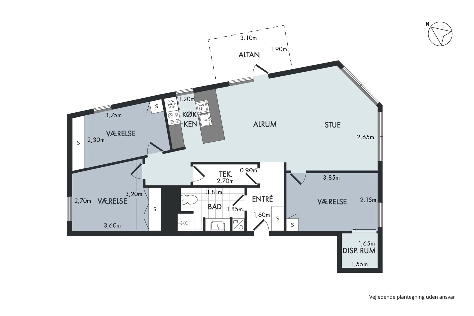 4-room apartment in Aalborg image 6