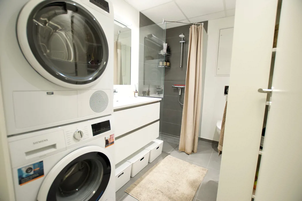 Flot 3-værelses lejlighed med stor altan på Eternitten 15