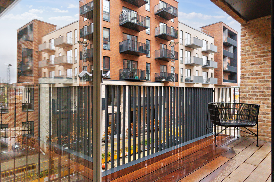 Nyopført 3-værelses townhouse i to plan i Brokvarteret 10