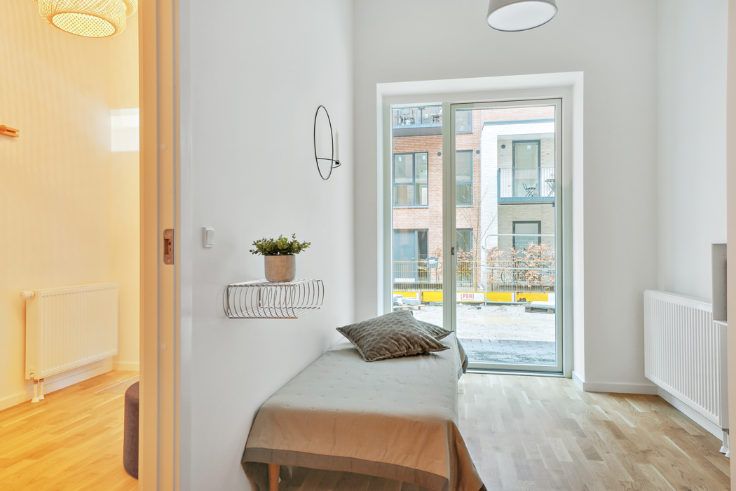 Nyopført 3-værelses townhouse i to plan i Brokvarteret 8