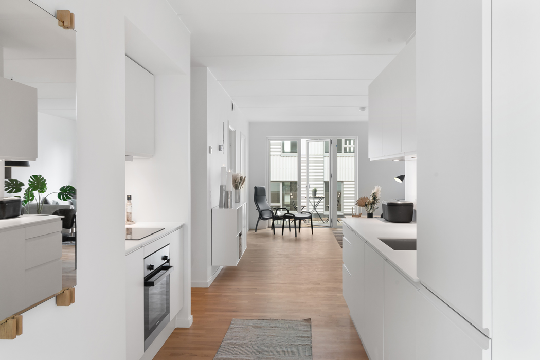 Stor og lys stue lejlighed i Høiriisparken  2