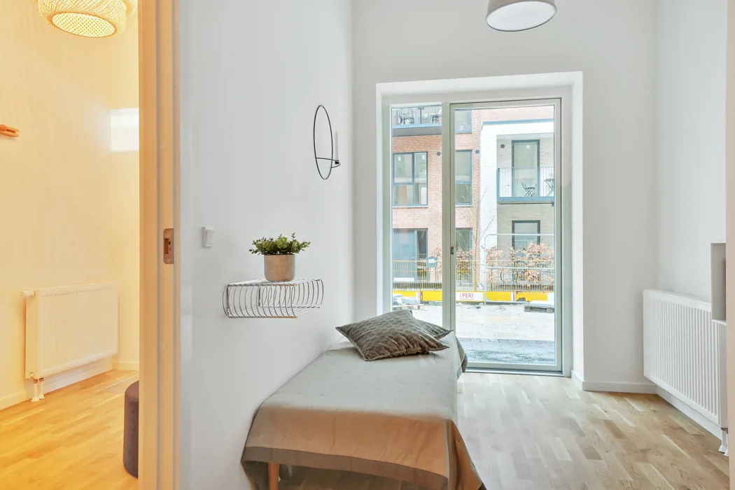 Nyopført 3-værelses townhouse i to plan i Brokvarteret 8