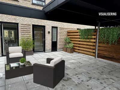 Moderne rækkehus med 4 værelser i familievenligt område