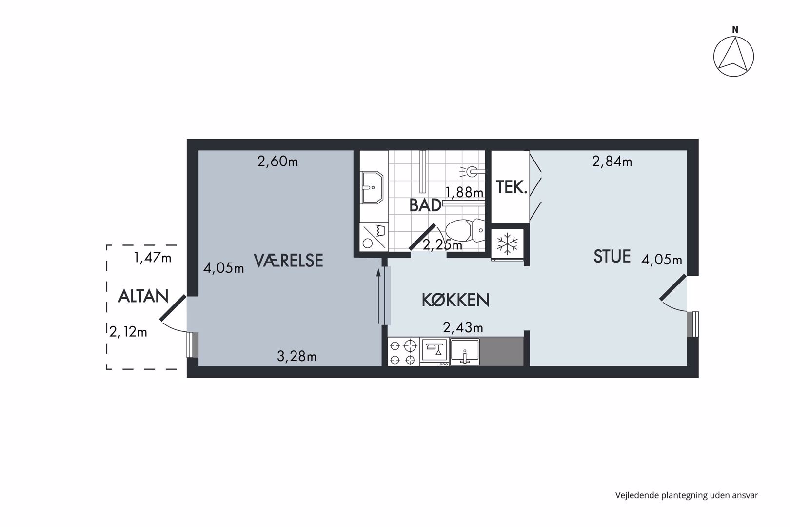 2-room apartment in Aarhus C image 6