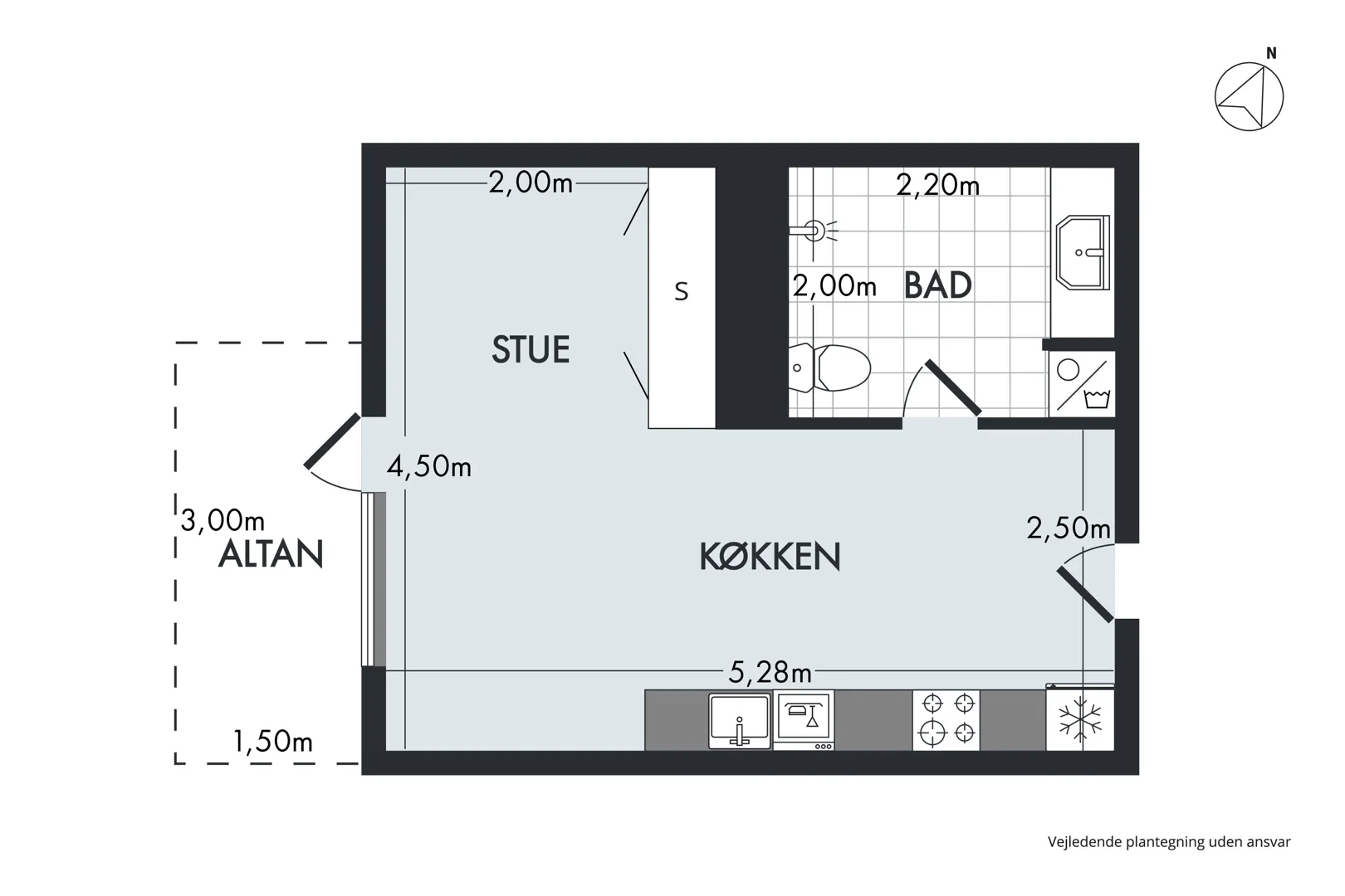 1-room apartment in Aarhus C image 6