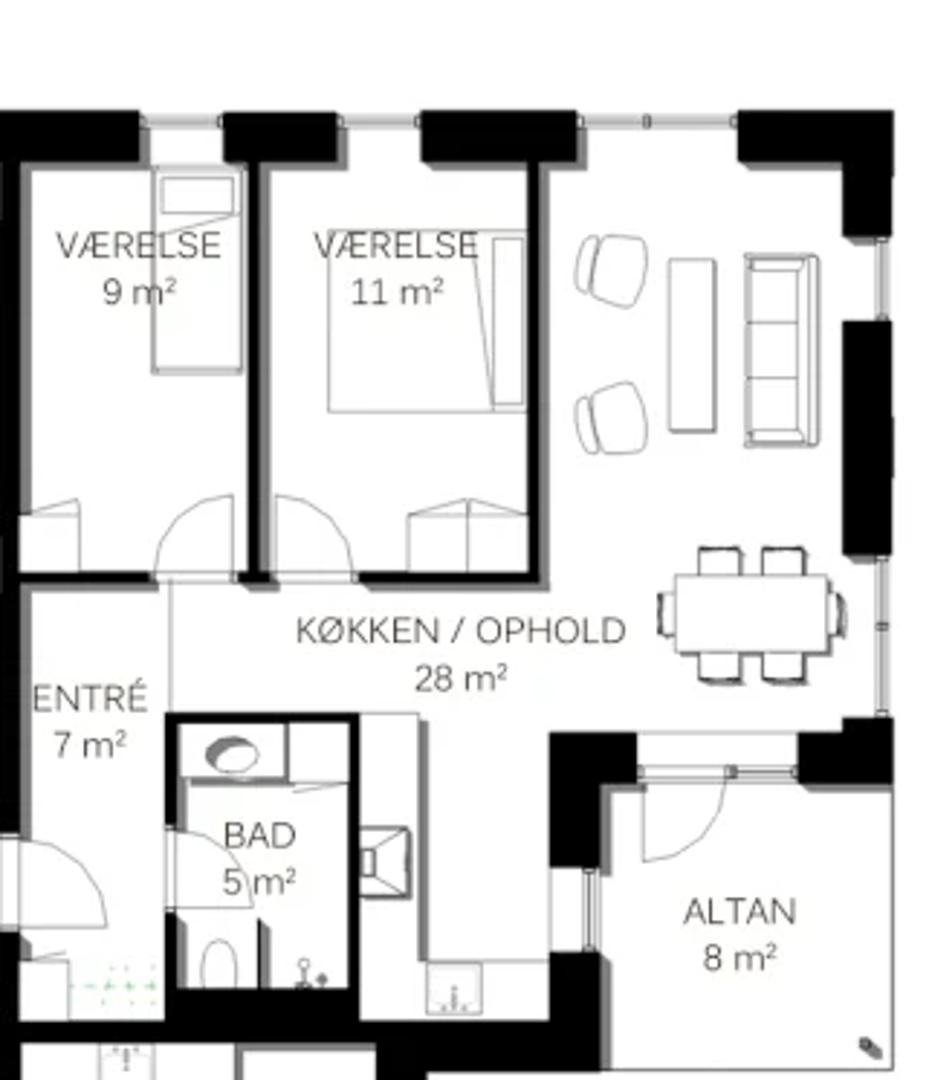 3-room apartment in Ålborg image 6