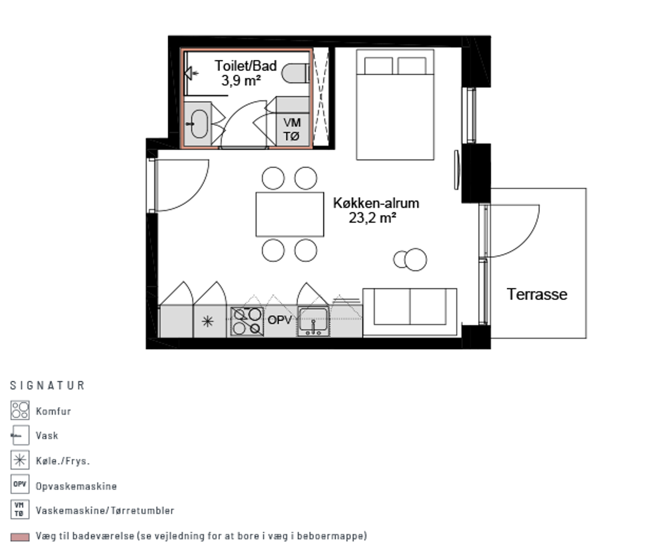 1-room apartment in Risskov image 6