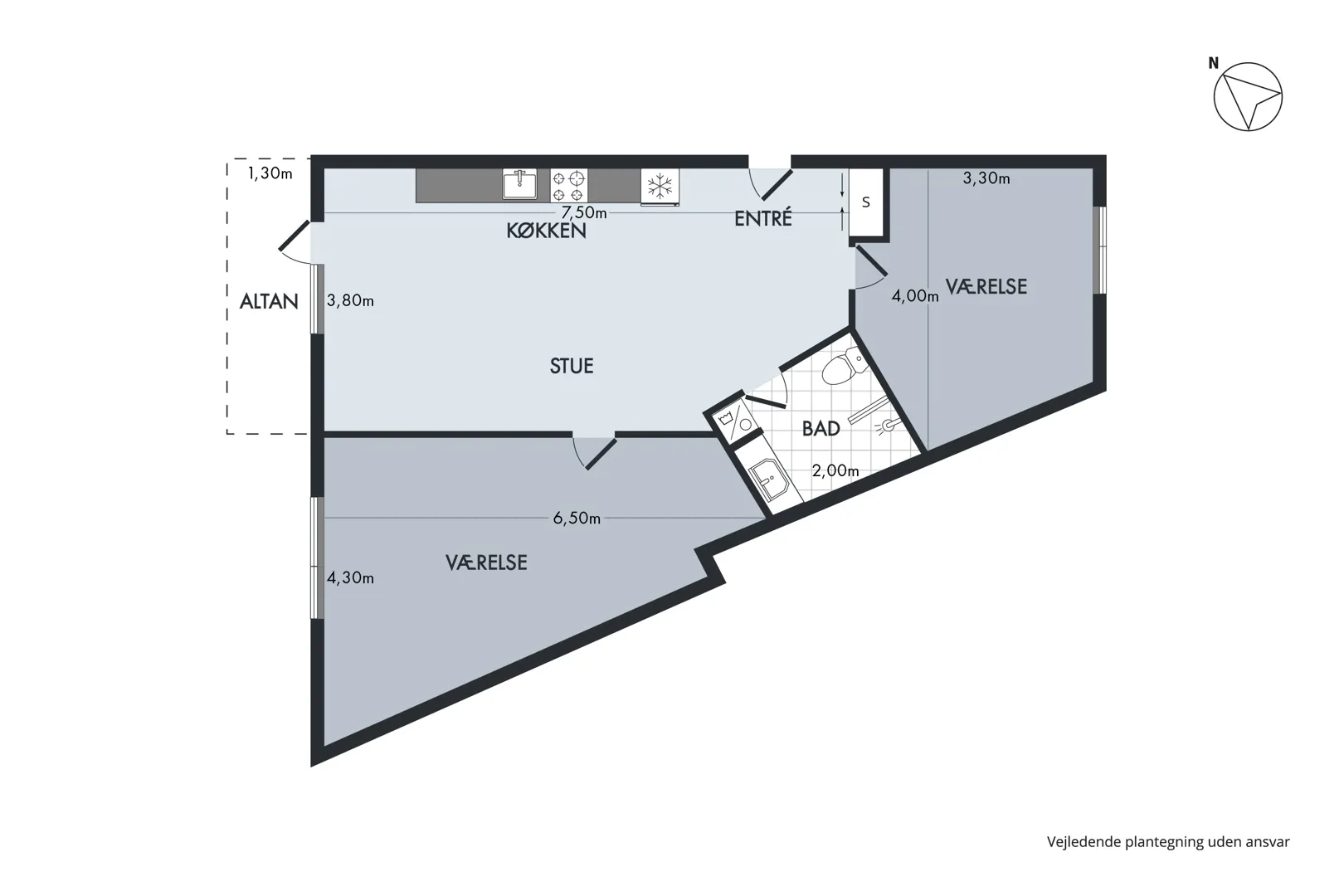 1-room apartment in Århus C image 6