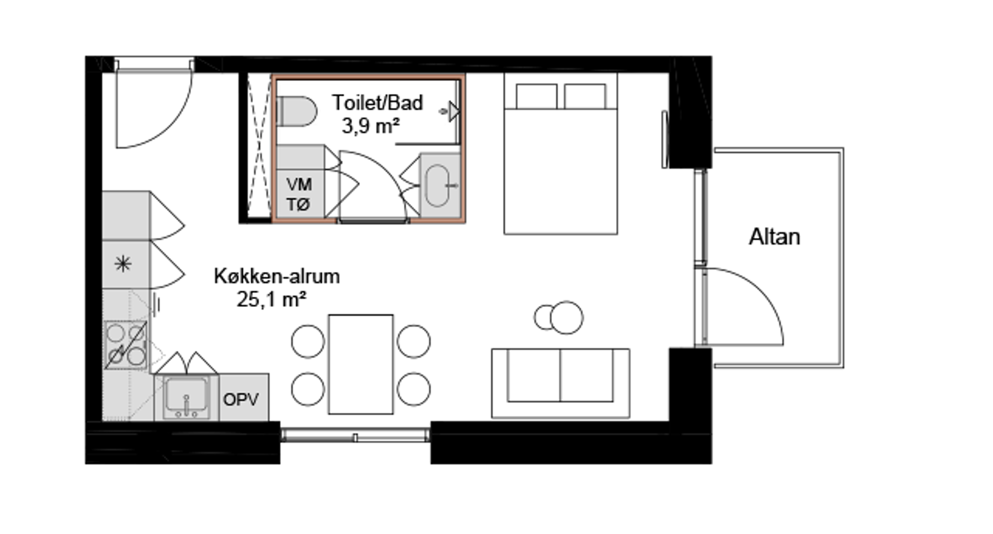 Pie Frandsens Gade, Skejbyen billede 1