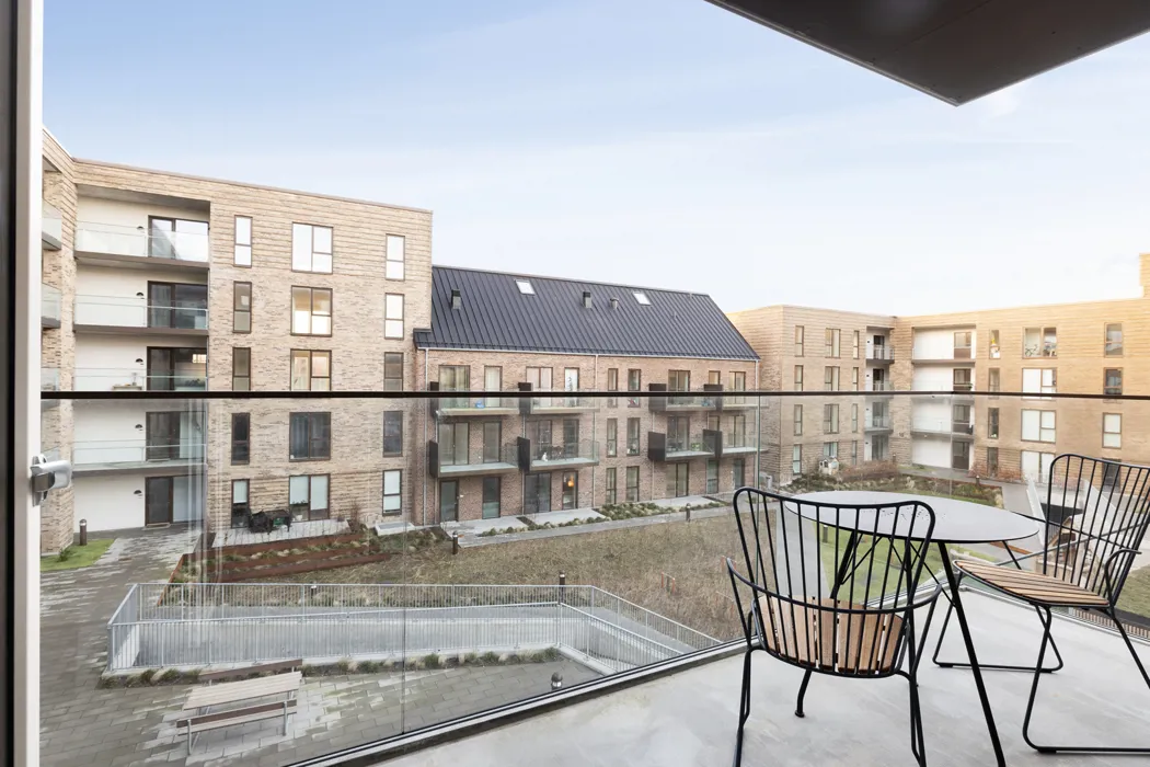 Nyopført 3-værelses lejlighed med to terrasser i Stigsborg Have 7